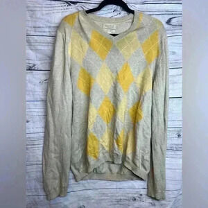 Banana republic cotton cashmere v-neck sweater